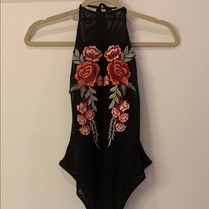 LF halter bodysuit